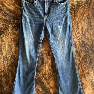 KanCan Blue Flare Wide Leg Jeans